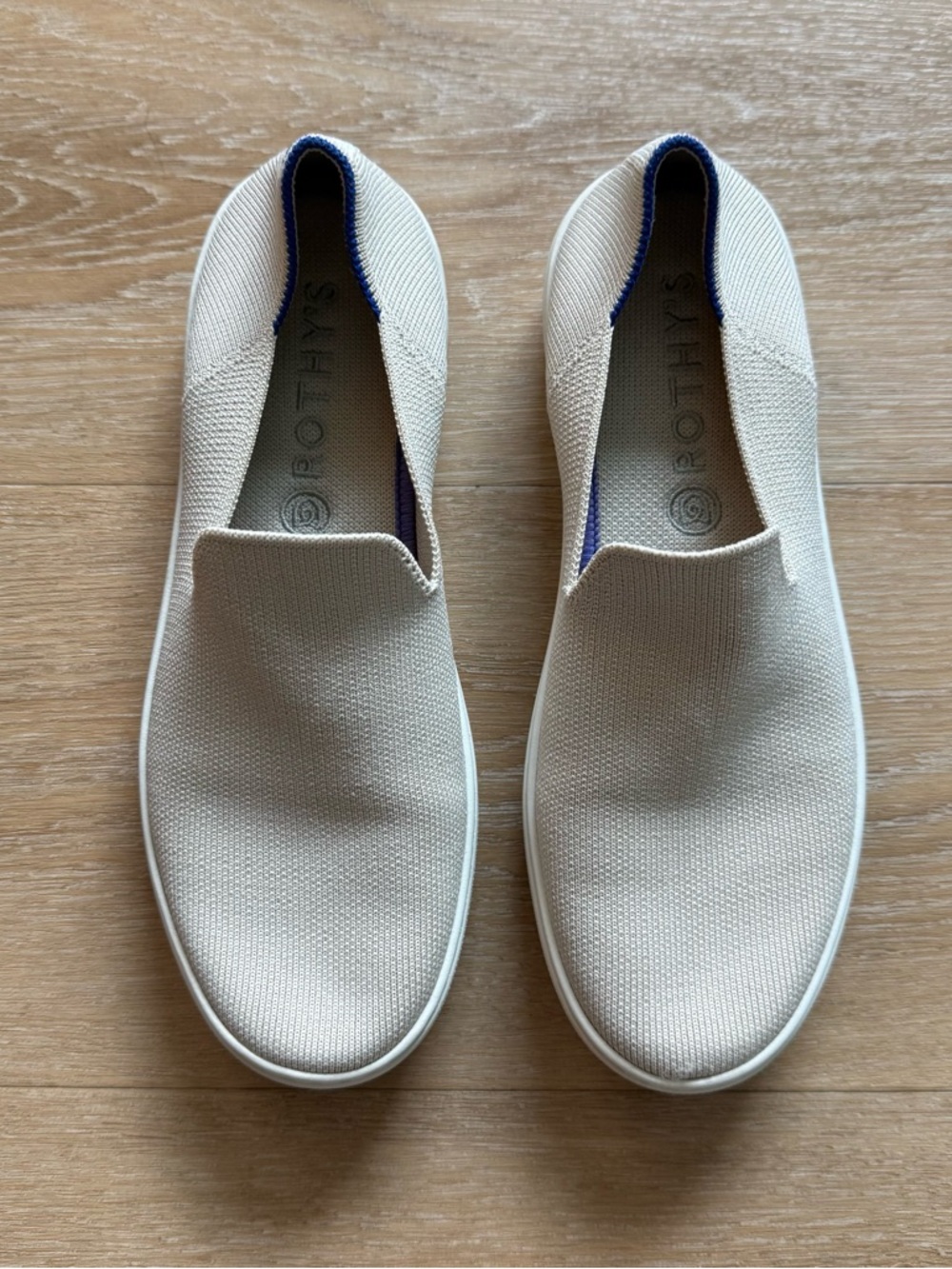 Rothy's Slip-On Sneakers in Sand